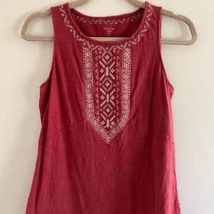 Garnet Hill Sleeveless Top XS
